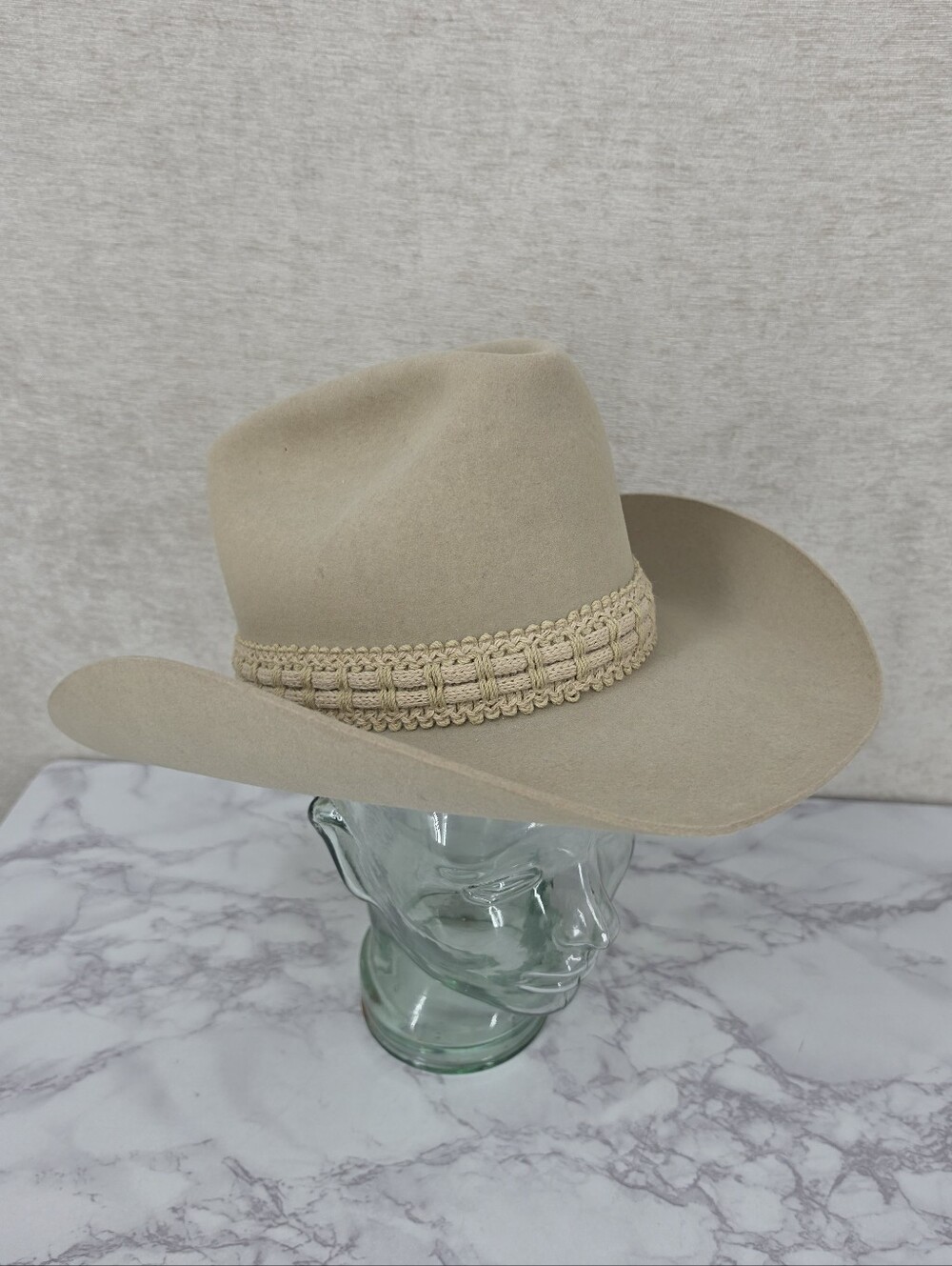 Resistol XXX Beaver Fur Felt Western  Cowboy Cowgirl Hat Cattelman Crease Crown